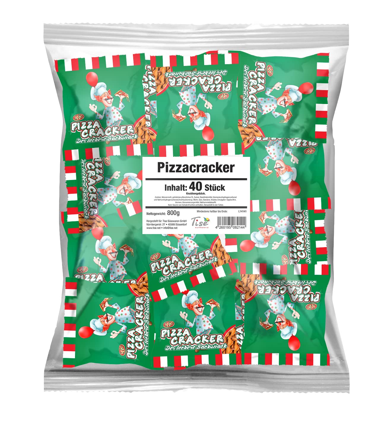 Pizza Cracker  – Herzhaftes Knabbergebäck