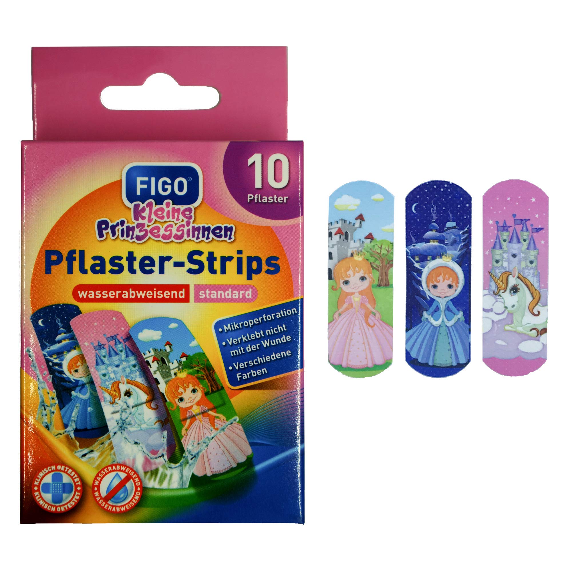 20 Sets Kleine Prinzessinnen Pflaster-Strips – 20 x 10 Pflaster