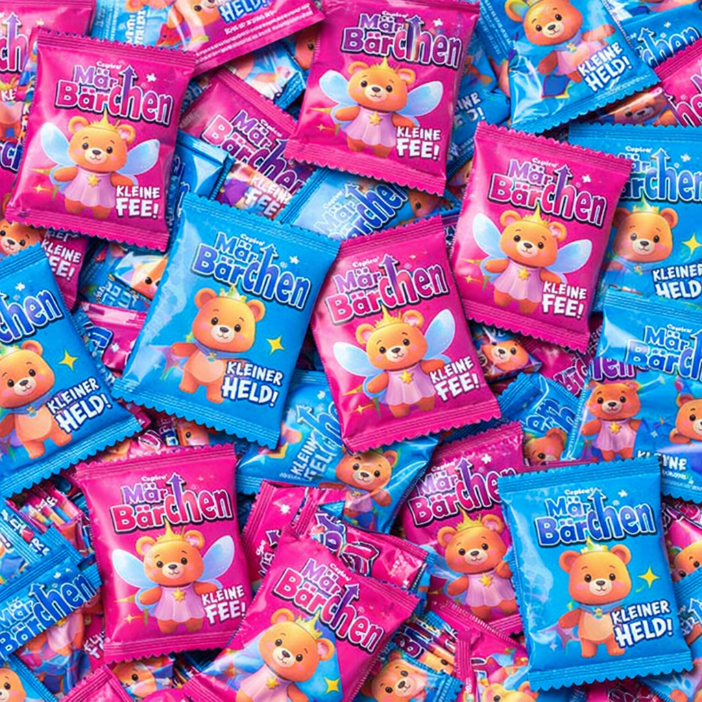Märchenbärchen Fruchtgummi Mix – Kleine Fee & Kleiner Bär – Perfekt für Karneval, Partys und Kindergeburtstage