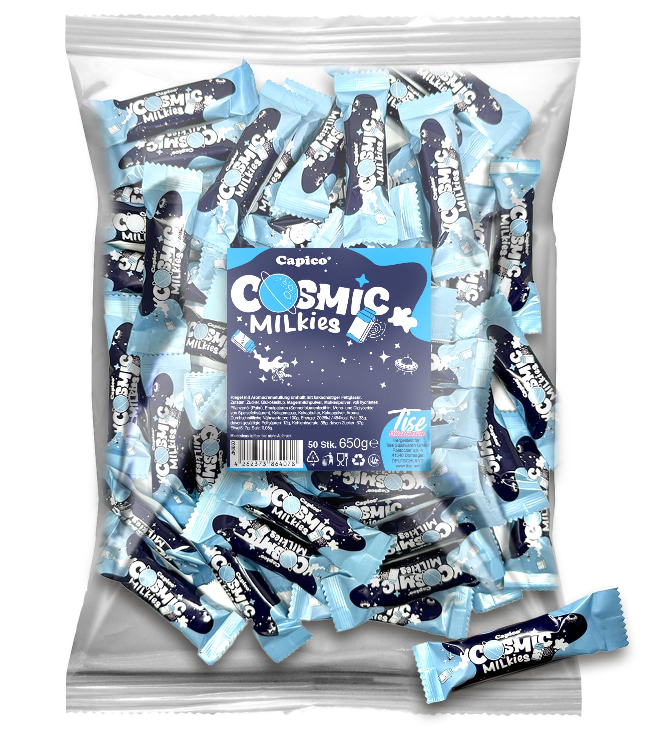 Capico Cosmic Milkies – Schokolade mit cremiger Milchfüllung