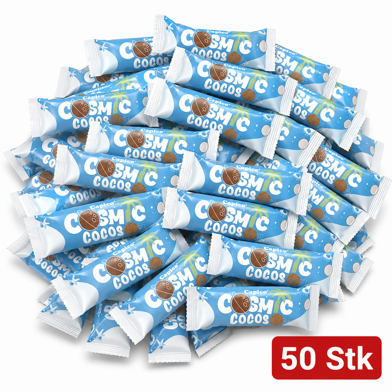 Capico Cosmic Cocos Riegel  – Kokosriegel mit Schokolade