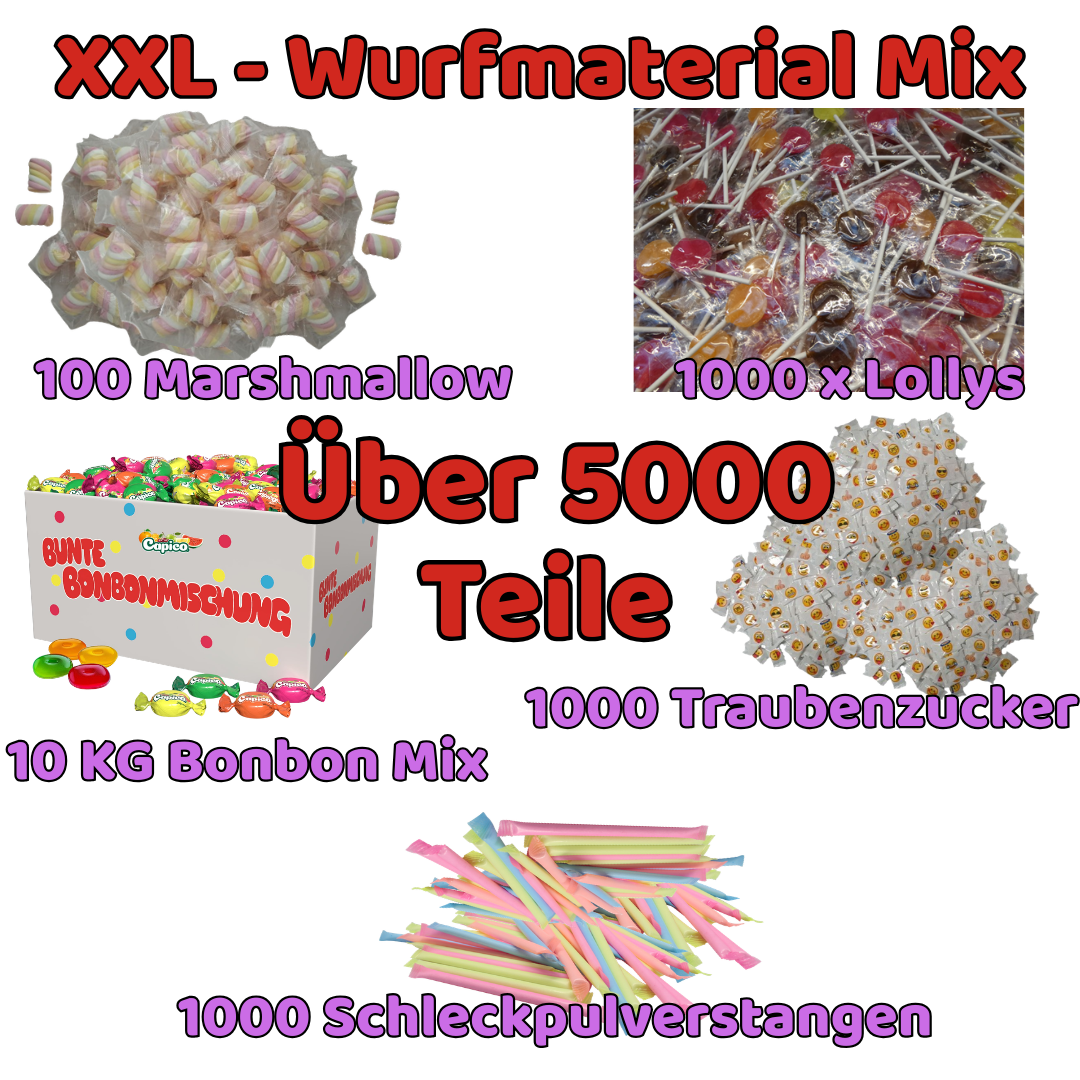 Wurfmaterial Mix über 5.000 Teile