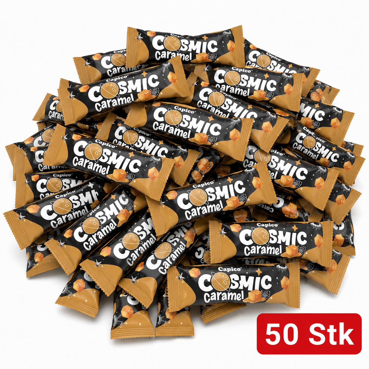 Capico Cosmic Caramel – Schokolade mit cremiger Karamellfüllung