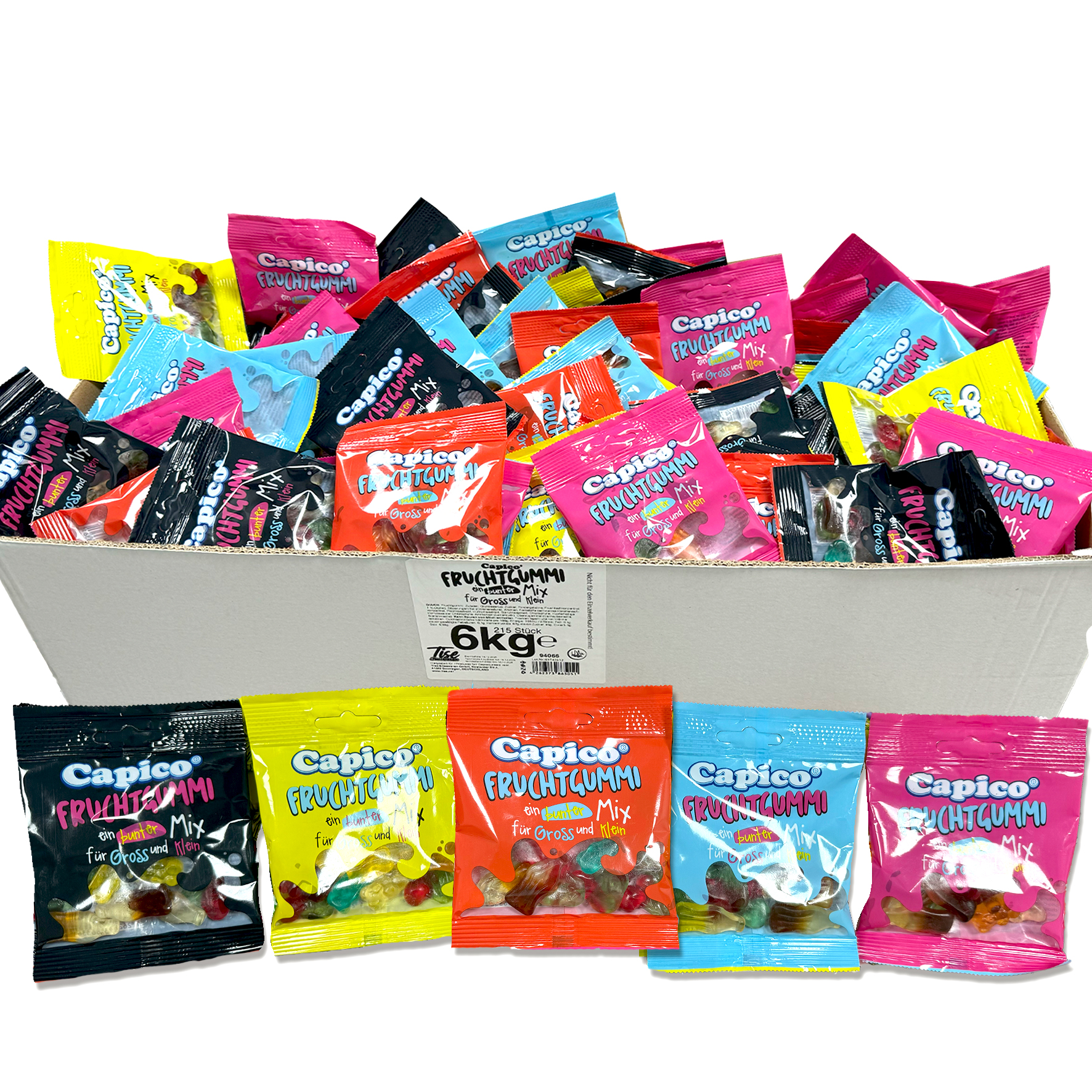 Fruchtgummi Mixbox - Große Beutel 27g – gemischte Auswahl