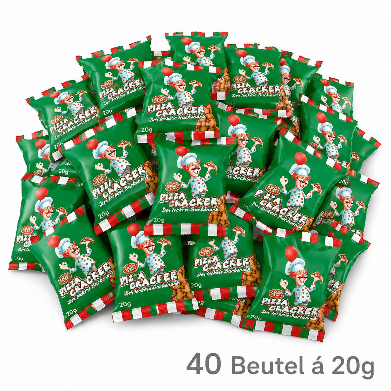 Pizza Cracker  – Herzhaftes Knabbergebäck