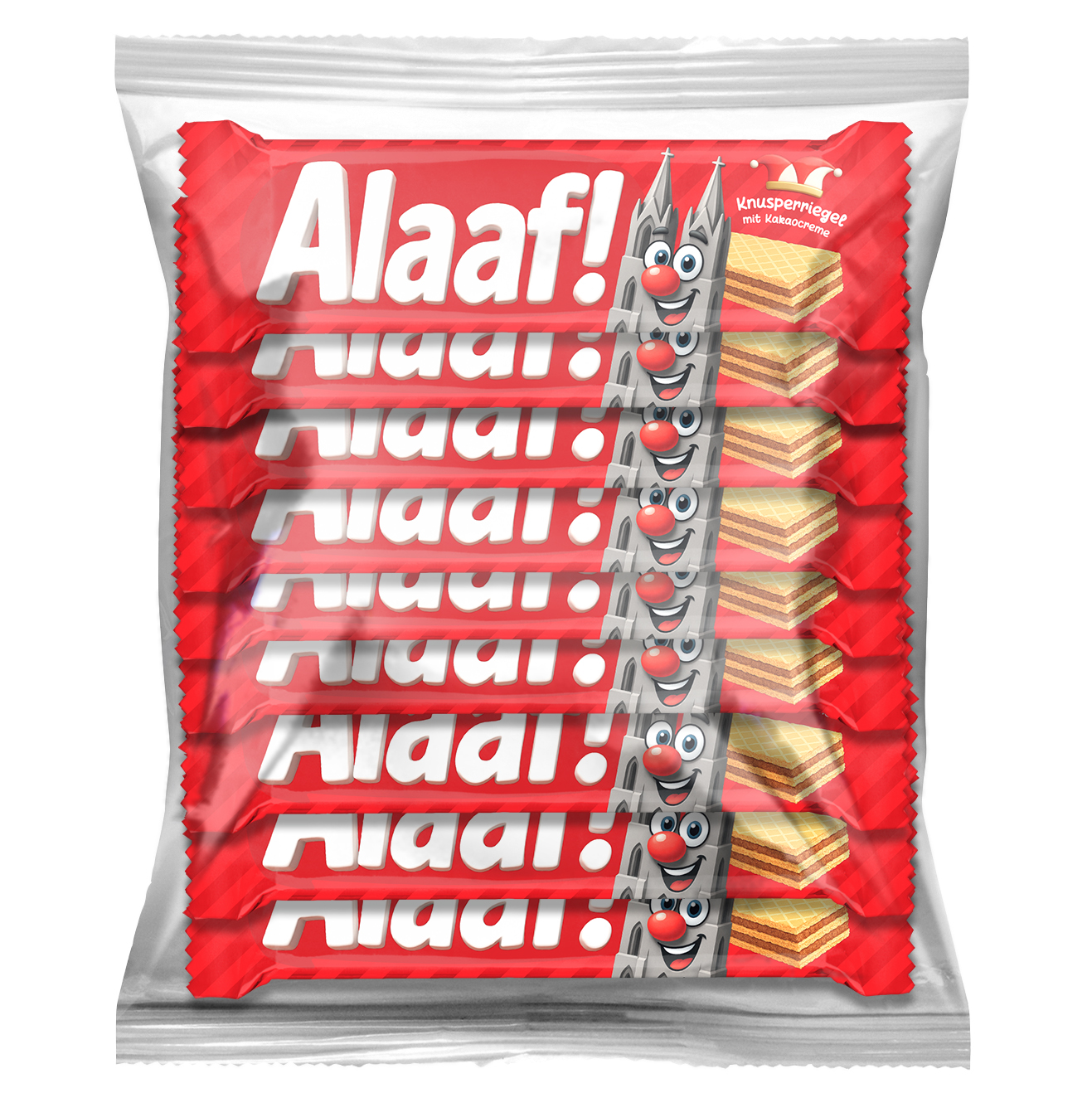 Alaaf! Knusperriegel mit Kakaocreme