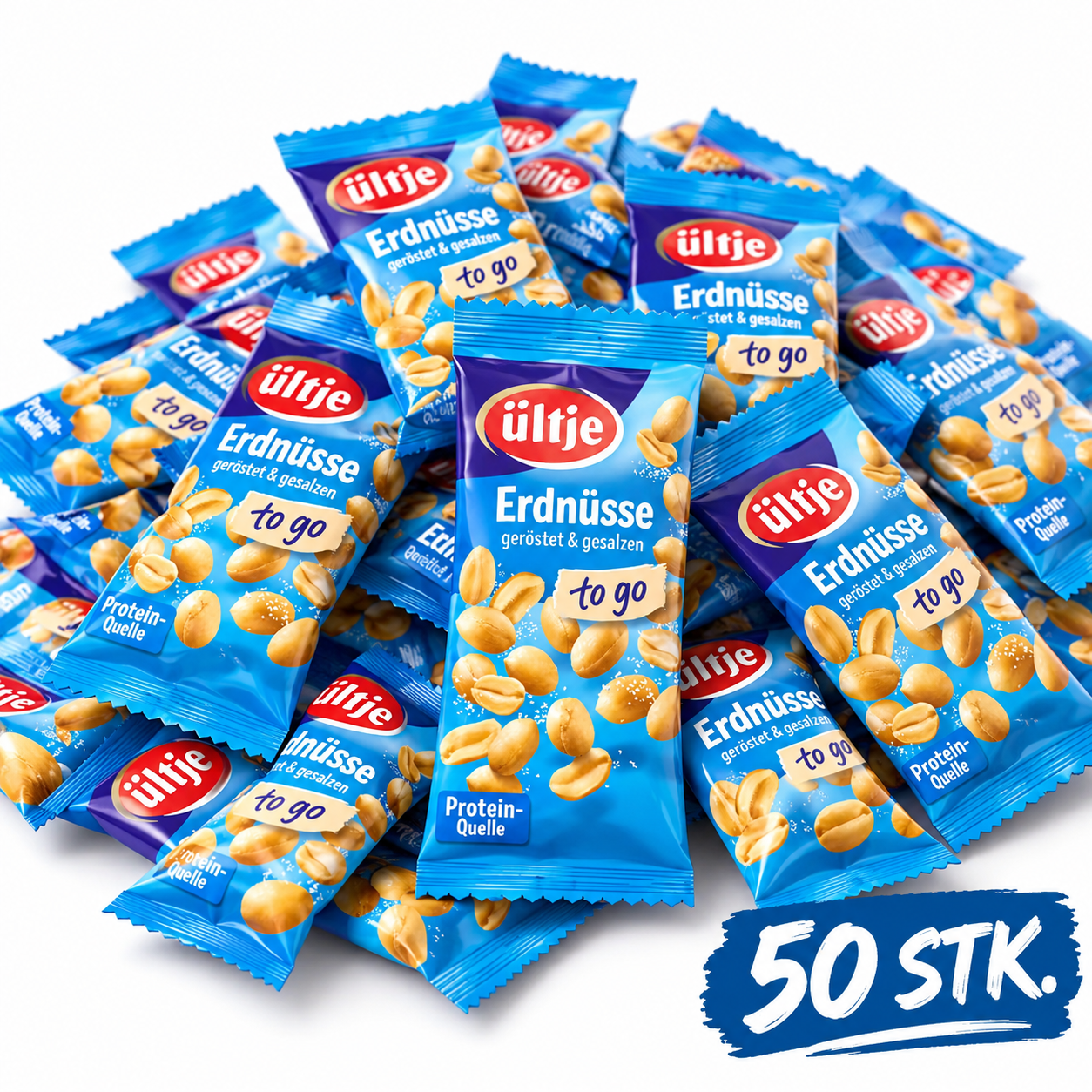 Ültje Erdnüsse geröstet & gesalzen – 50 x 50 g (2,5 kg)