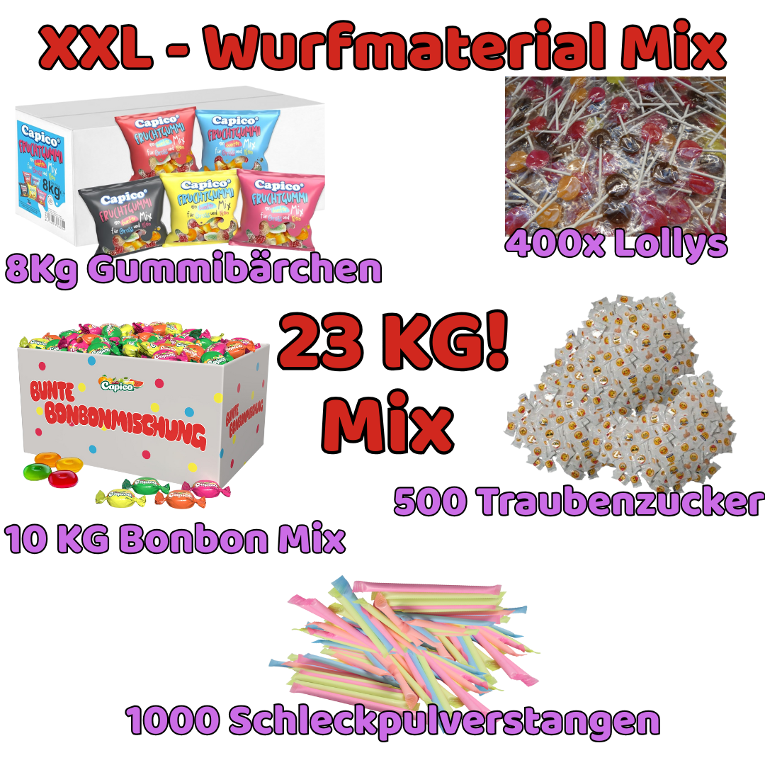 XXL Wurfmaterial Mix 23 KG
